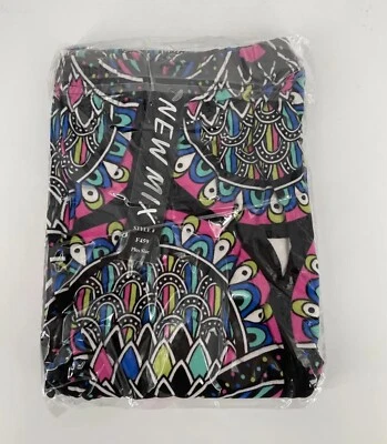 Nueva mezcla de leggings para mujer talla grande plumas de pavo real nuevos con etiquetas F459 Foto 1 de 3