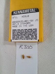 10 NUEVOS KENNAMETAL NT1L. INSERTOS DE CARBURO DE PRIMERA CATEGORÍA. GRADO KC810. (R300) - Imagen 1 de 2