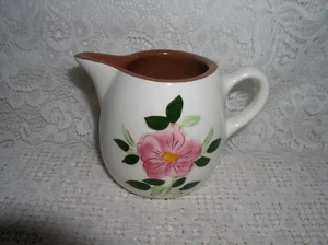 Crema de cerámica de rosa salvaje Stangl - Imagen 1 de 5