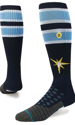 Stance Diamond Pro MLB Tampa Bay Rays Over The Calf Socks Shoe Size 9-13 Cover