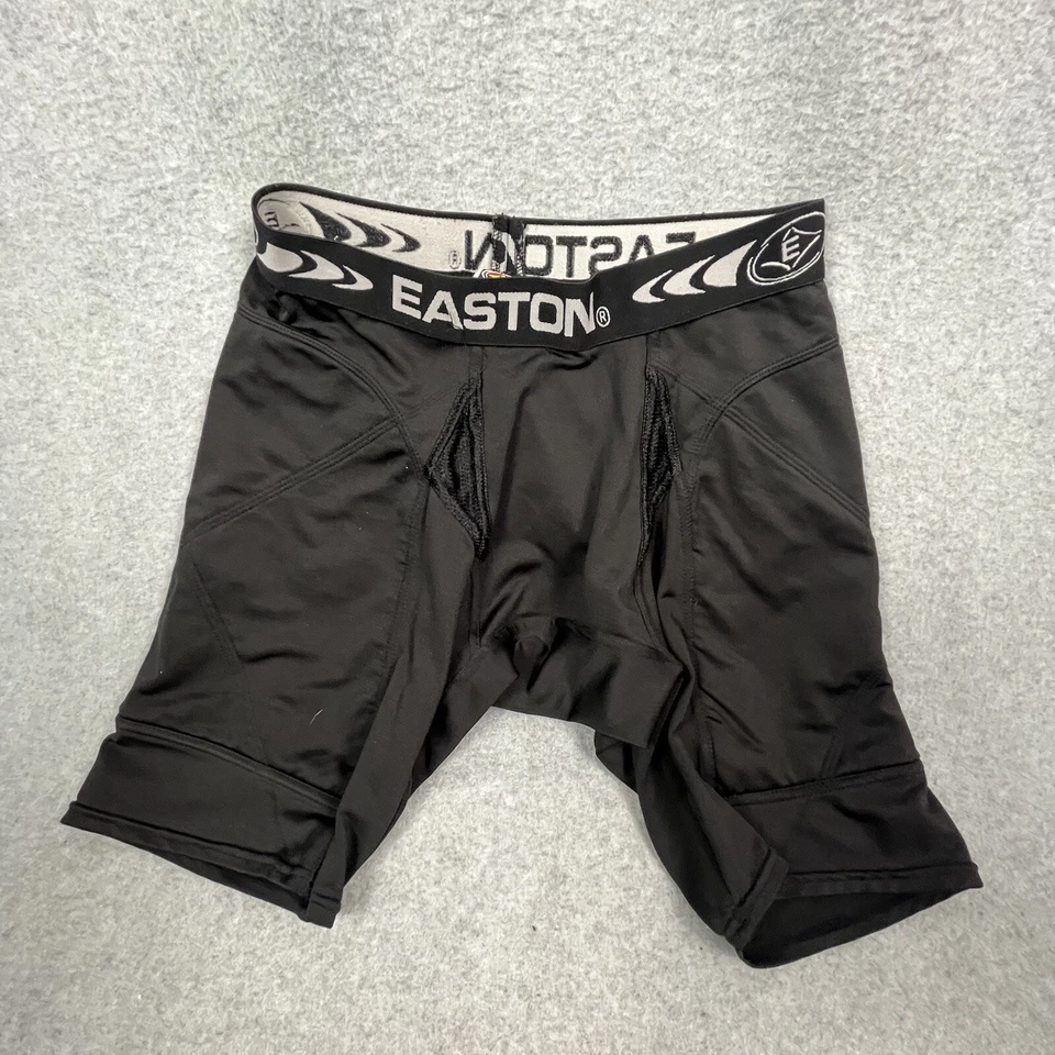 Pantalones cortos acolchados Easton para hombre grandes negros Foto 1 de 4