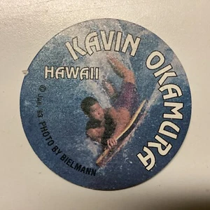 De colección Hawaii Surfer Kevin Okamura POG Milk Cap 1993 Foto de Bielmann Surfing - Imagen 1 de 2