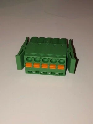 (10) 1925728, PHOENIX,5 Position Terminal Block Plug,Screwless - Push-In Spring - Image 1 of 4