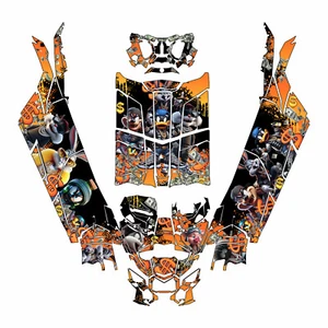 Kit gráfico de diseño Can Am X3 Maverick MAX envuelve calcomanías todoterreno Looney 2017+ - Imagen 1 de 4