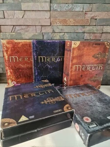 Merlin DVD - Series Complete Collection 1 - 5 DVD Set - region 2 UK. - Picture 1 of 2