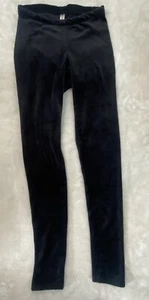 Felina Leggings Black Size Small Velvety Velour Super Soft - Picture 1 of 7