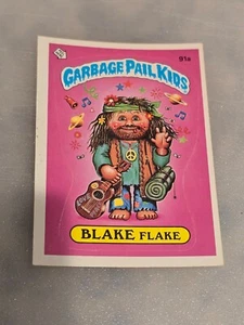 ✅ GPK 1986 BLAKE FLAKE 91a OS3 * ONE STAR - Topps Garbage Pail Kids Sticker CRISP - Bild 1 von 12
