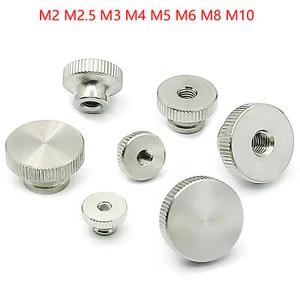 Rändelmutter M2 M2.5 M3 M4 M5 M6 M8 M10 hohe Form Raendelmuttern 303 Edelstahl - Picture 1 of 6