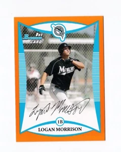 2008 Bowman Prospects Orange #BP69 Logan Morrison /250 Florida Marlins - Picture 1 of 2