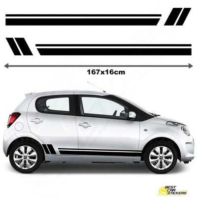 Calcomanías adhesivas adhesivas de vinilo para coche deportivo para Citroën DS3 Side Racing - Imagen 1 de 4