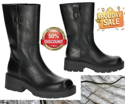 Botas femininas No Boundaries TAMANHO 7 sola puxada cor preta NOVO - Imagem 1 de 4