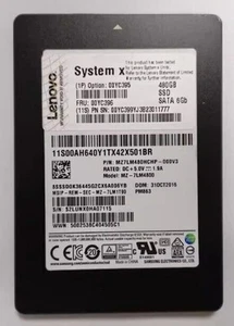 Lenovo MZ-7LM4800 SAMSUNG PM863 480GB 2.5" SSD SATA INTERNAL SOLID STATE DRIVE - Afbeelding 1 van 1