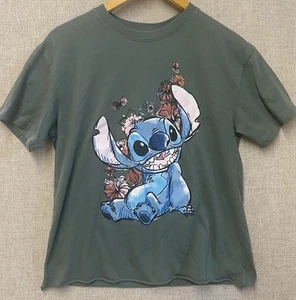 Disney Kids Green Stitch T-Shirt Size Small ( Read) - Picture 1 of 10