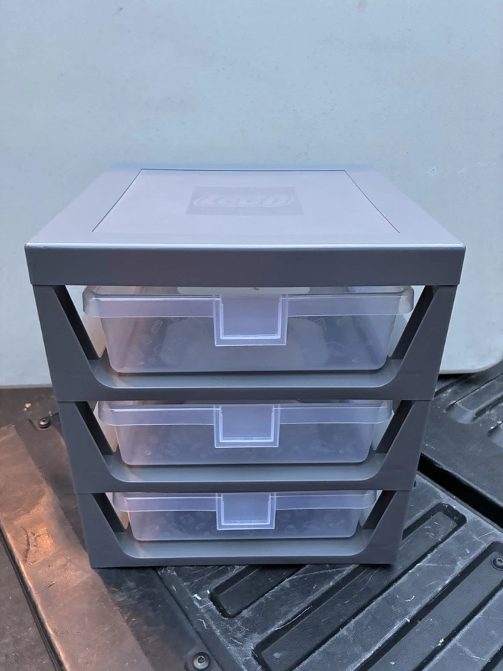 Productos de almacenamiento LEGO: 40950001 sistema de rack gris - raro Foto 1 de 4