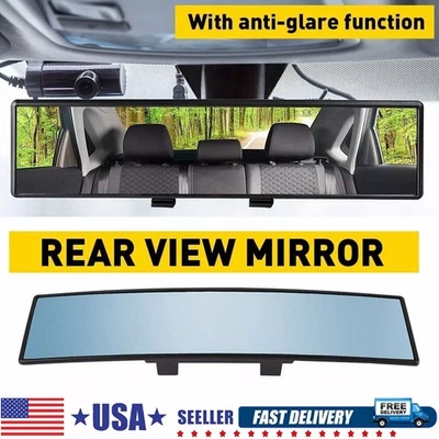 Angel View Panoramic Wide Angle Car Rear View Mirro Mirror Lens 300mm White Tint - Image 1 of 4
