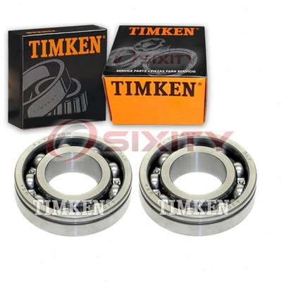 Rodamientos de eje de salida de caja de transferencia exterior delantera Timken de 2 piezas para 1997-2008 pd Foto 1 de 4