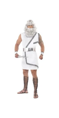 Smiffys Zeus Costume, White (Size M) - image 1 of 3
