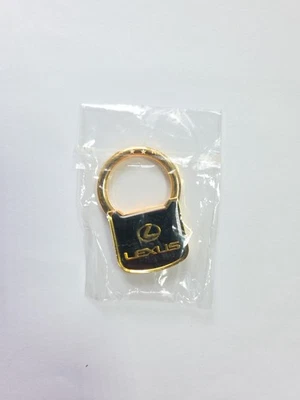 Vintage Lexus Key Chain Padlock Style Gold Tone Bell Lexus Still Sealed! [B] - Image 1 of 2