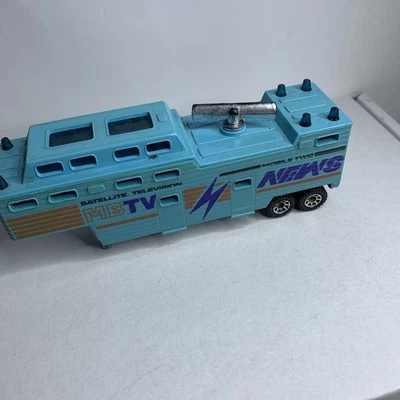 1981 Matchbox 1981 MBTV News Television Trailer  NICE - Image 1 of 4