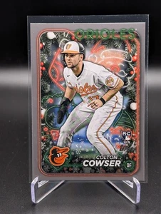 2024 Topps Holiday COLTON COWSER #H170 Rookie Silver Glitter RC - Picture 1 of 2