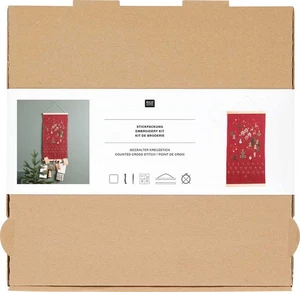 Rico Design Stickpackung Adventskalender, 38 Teile, DIY Kalender zum Sticken - Bild 1 von 4