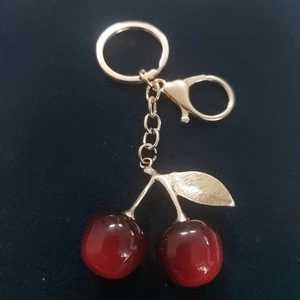 Cherry- Keychain Bag Car Charm Decor Pendant Accessories Jewelry - Picture 1 of 6