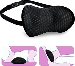 Almohada de Soporte Lumbar para Silla de Oficina, Almohada Lumbar Coche Alivio del Dolor de Espalda Baja - Imagen 1 de 7