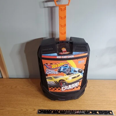 HOT  Wheels Rolling 100 Cars Car Storage Organizer Filled with 100 Cars Preowned - Image 1 of 4
