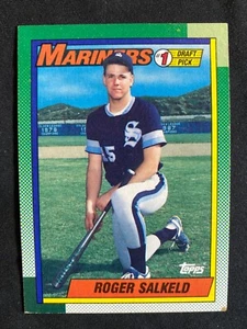 Tarjeta de béisbol 1990 Topps Rookie #44 Roger Salkeld casi nueva-como nueva - Imagen 1 de 1