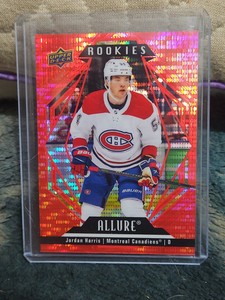 JORDAN HARRIS - ALLURE ROOKIES RED RAINBOW. #105.  2022-23 UPPER DECK ALLURE.