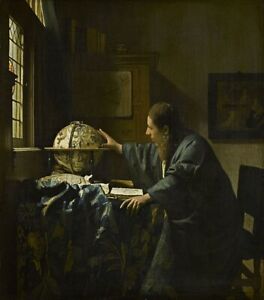Oil Painting repro Johannes Vermeer: The Astronomer