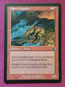 Magic The Gathering PROPHECY SPUR GRAPPLER tarjeta roja Magic The Gathering - Imagen 1 de 2