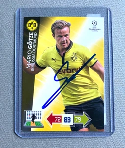 MARIO GÖTZE Borussia Dortmund In-person signed TC Panini Autogramm - Picture 1 of 2