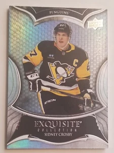 SIDNEY CROSBY 2023-24 UD Black Diamond EXQUISITE Collection /399 - Imagen 1 de 2