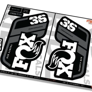 Fox 36 Performance 2021 Fork Decals - White- Licensed by Fox - Picture 1 of 2