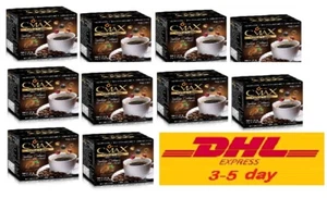 10 X CMAX Best Instant Coffee Herbal Dietary Supplement Cordycep Ginseng 12 Sach - Picture 1 of 12