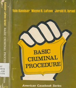 BASIC CRIMINAL PROCEDURE BY YALE KAMISAR, 4TH EDITION, 1974, EX-LIBRARY - Picture 1 of 1