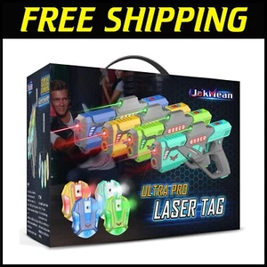 Multi-Player Rechargeable Laser Tag Guns with Voice Command & 150ft Range - Picture 1 of 11
