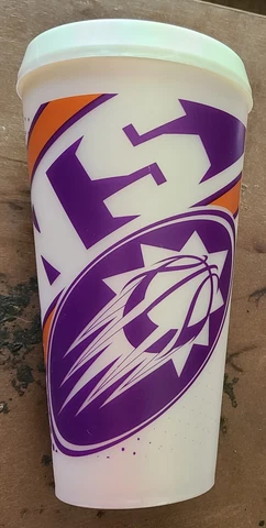 Vintage Phoenix Suns Thermo Surv Insulated Mug Travel Cup VGUC Cover