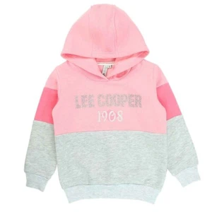 Hoodie For Girls. Lee Cooper. Pink Hooded Sweatshirt. Gift - Picture 1 of 6