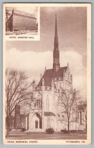 Heinz Memorial Chapel Pittsburgh Pennsylvania Postcard - Picture 1 of 2