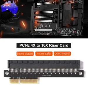 Desktop PCI-E 4X to 16X Adapter Card PCI-E 4X Male to Female Port Converter - Afbeelding 1 van 8