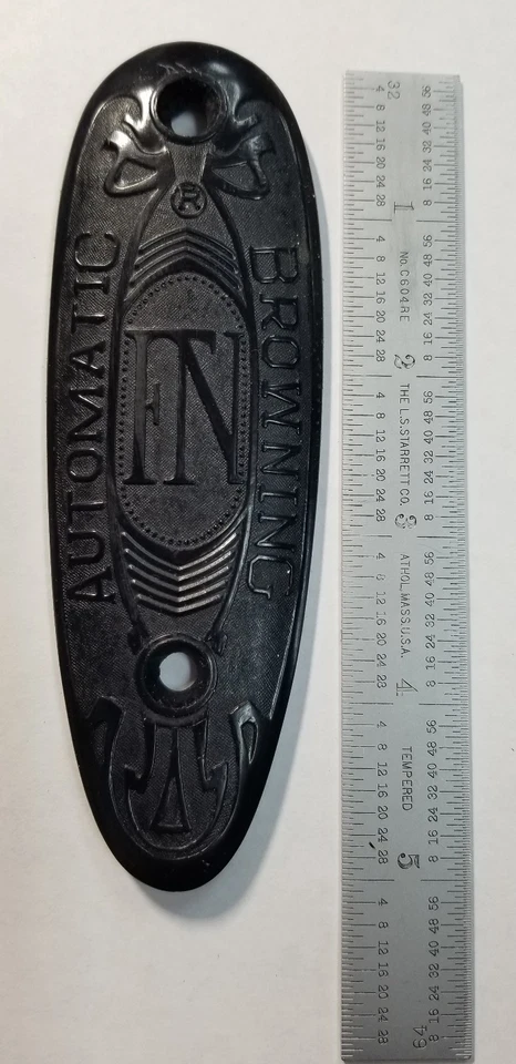 Belgium Browning Auto 5 A5 FN Repro Butt Plate New Part Shotgun  - Image 1 of 1