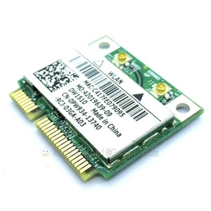 DELL DW1510 Wireless-N Wlan Half-Mini WIFI Card BCM94322HM8L Dual brand 0PW934 - Picture 1 of 6