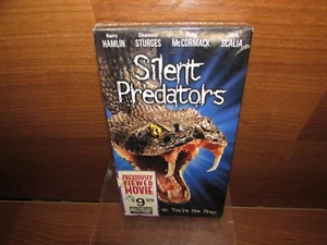 Silent Predators VHS 1999 Snake Horror Sci-Fi Hollywood Video Rental - Picture 1 of 2