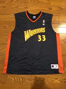 RARE Vintage Champion Golden State Warriors Antawn Jamison Jersey Men’s 48 XL - Picture 1 of 10