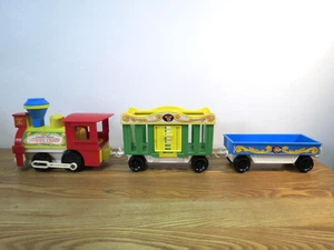 Fisher-Price Little People Vintage Gioco Famiglia Circo Tre Pezzi - Foto 1 di 10