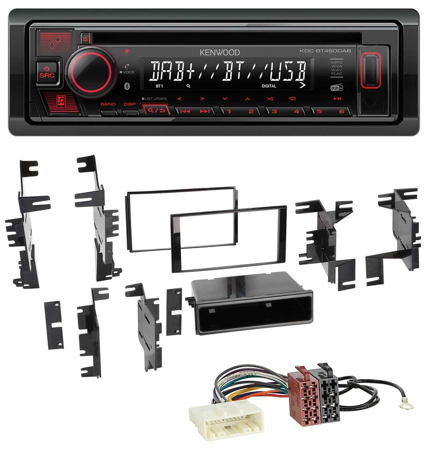 Kenwood MP3 CD USB Bluetooth DAB Autoradio für Nissan Versa ab 07 Xterra ab 13 - Bild 1 von 4
