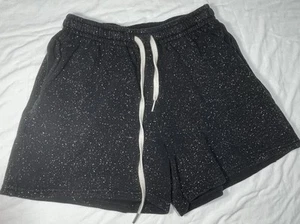 John Elliott Sweat Shorts Black/White Speckled Starry Night Men’s Extra Small XS - Picture 1 of 7