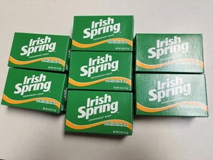 Lot Of 7 Irish Springs Original 4oz Bar Soap Discontinued - Picture 1 of 2